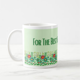 The best Nurse - Floral design Coffee Mug
