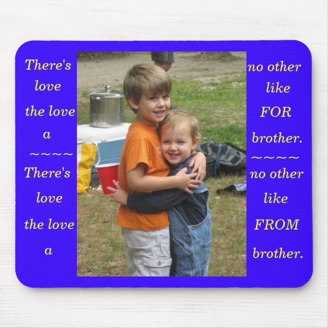 The best of friends! mouse mat (Front)