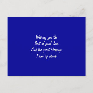 The best of jesus love postcard