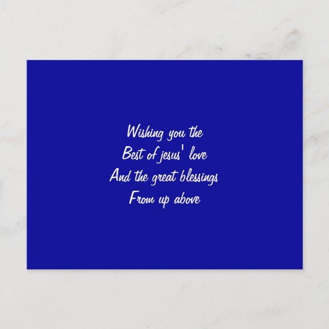 The best of jesus love postcard (Front)