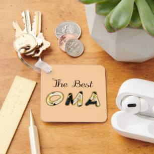 The Best Oma Keychain