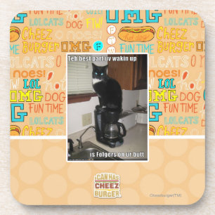the best part uv wakin up coaster