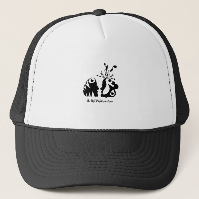 The best partner in crime trucker hat (Front)