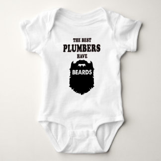 the best plumbers have beards pipe gift men, t shi baby bodysuit