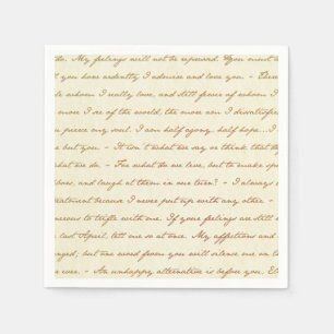 The Best Quotes from Jane Austen Napkin
