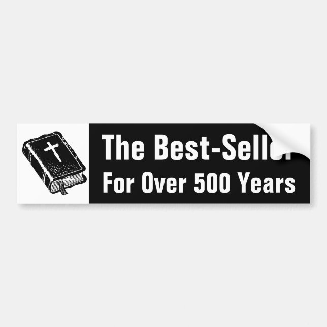 The Best-Seller Bumper Sticker (Front)