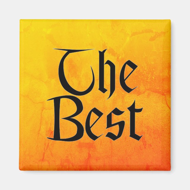 The Best square magnet (Front)