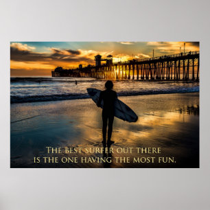 The best surfer out there poster