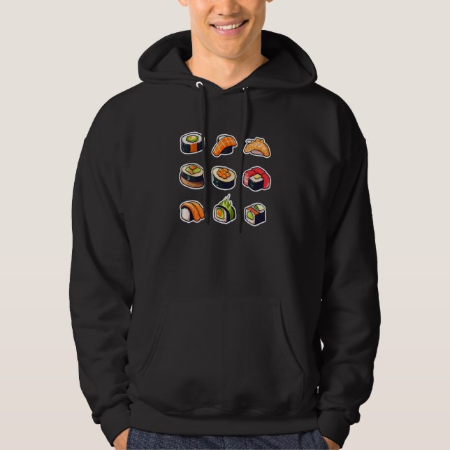 The best Sushi - Asian food lover Hoodie (Front)