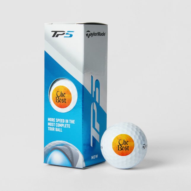 The Best Taylor Made TP5 golf balls 3 pk (Packaging)