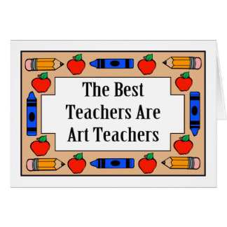 The Best Teachers Are Art Teachers
