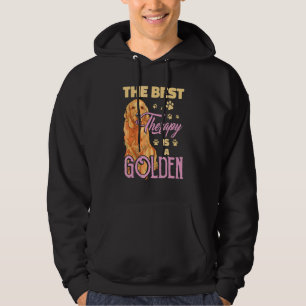 the best therapy is a golden doodle dog dog owner hoodie
