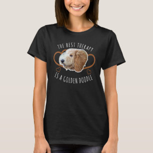 The Best Therapy Is A Goldendoodle Doodle Mom Dood T-Shirt