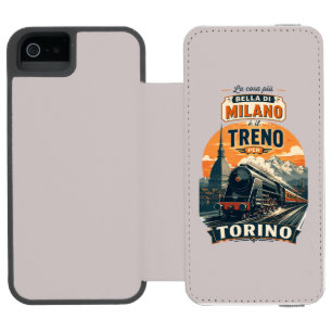 The Best Thing About Milan Is The Train To Turin Incipio Watson™ iPhone 5 Wallet Case