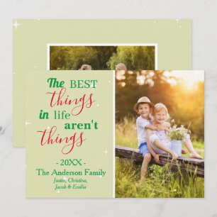 The Best Things - Holiday Card