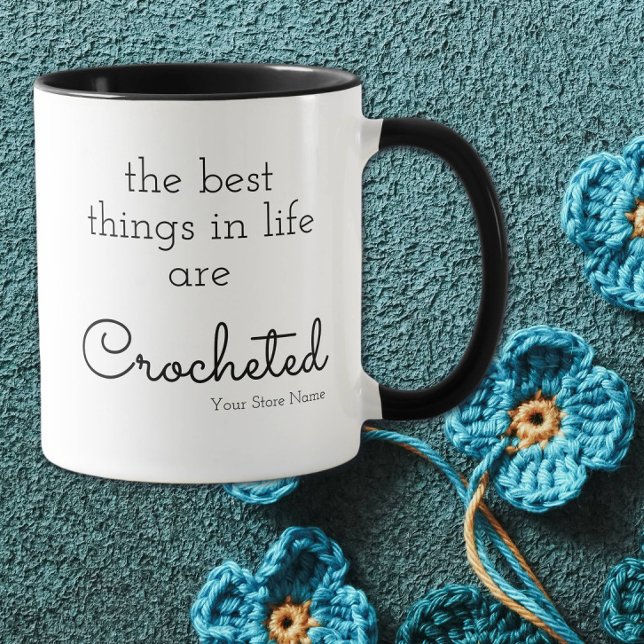 The Best Things In Life Are Crocheted Custom Mug (Creator Uploaded)