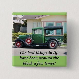The best things in lifehave been around thebloc... 15 cm square badge