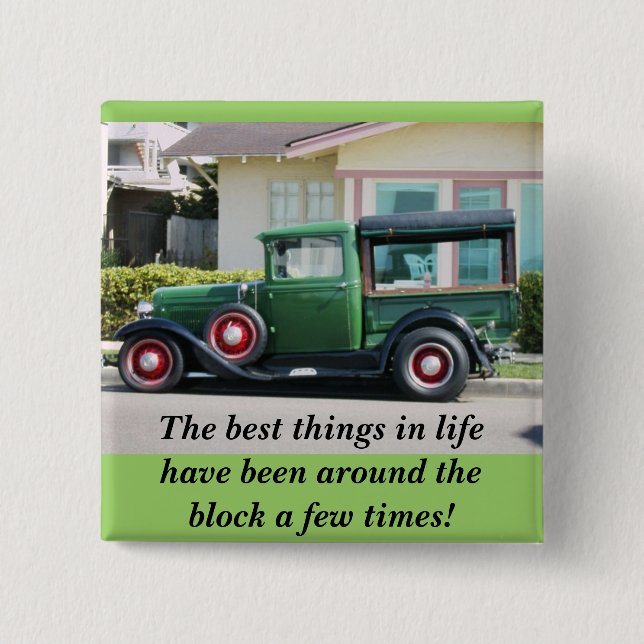 The best things in lifehave been around thebloc... 15 cm square badge (Front)