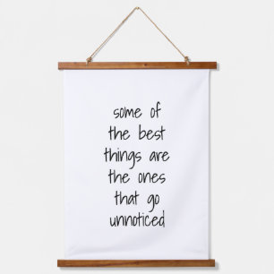 The Best Things Wood Topped Wall Tapestry