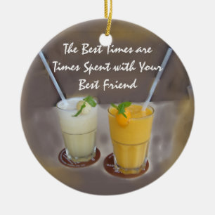 The Best Times are Times with Your Best Friend Ceramic Tree Decoration