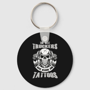The Best Trucker Driver Cool Driver Gift Key Ring