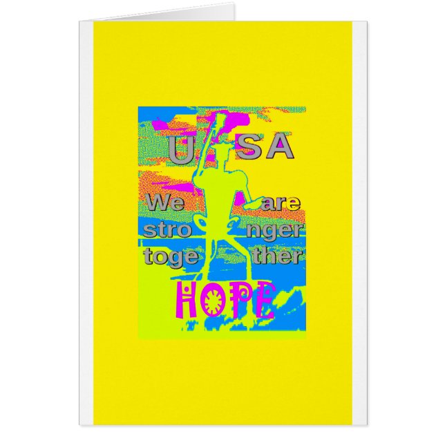 The Best USA Hope  Hillary Stronger Together (Front)