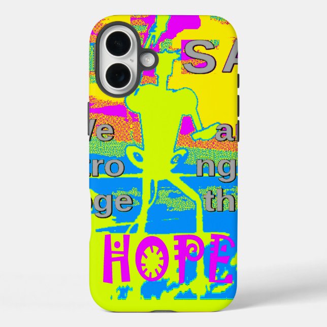 The Best USA Hope  Hillary Stronger Together Case-Mate iPhone Case (Back)