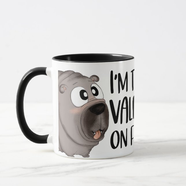 The best Valentine on four paws Mug (Left)