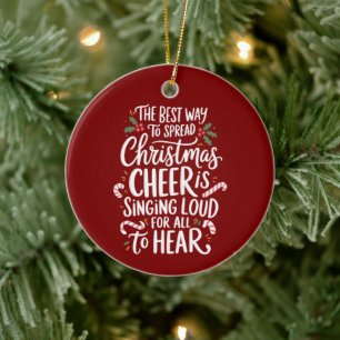 The Best Way To Spread Christmas Cheer Elf Xmas Ceramic Tree Decoration