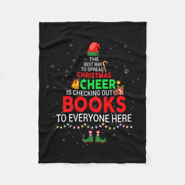 The Best Way To Spread Christmas Cheer Is Checking Fleece Blanket (Front)