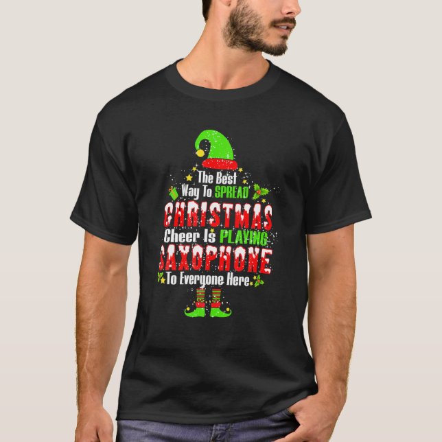 The Best Way To Spread Christmas Cheer Is Playing T-Shirt (Front)