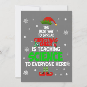 The Best Way To Spread Christmas Cheer Is Teaching Invitation
