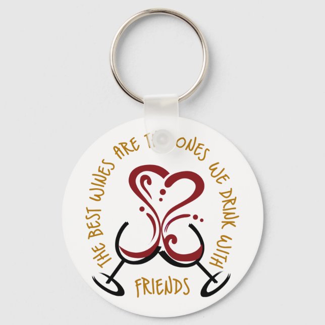 The Best Wines Key Ring (Front)
