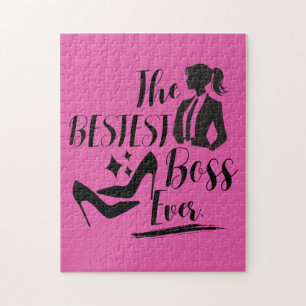The Bestest Lady Boss Jigsaw Puzzle