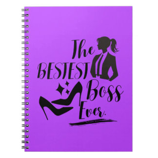 The Bestest Lady Boss  Notebook