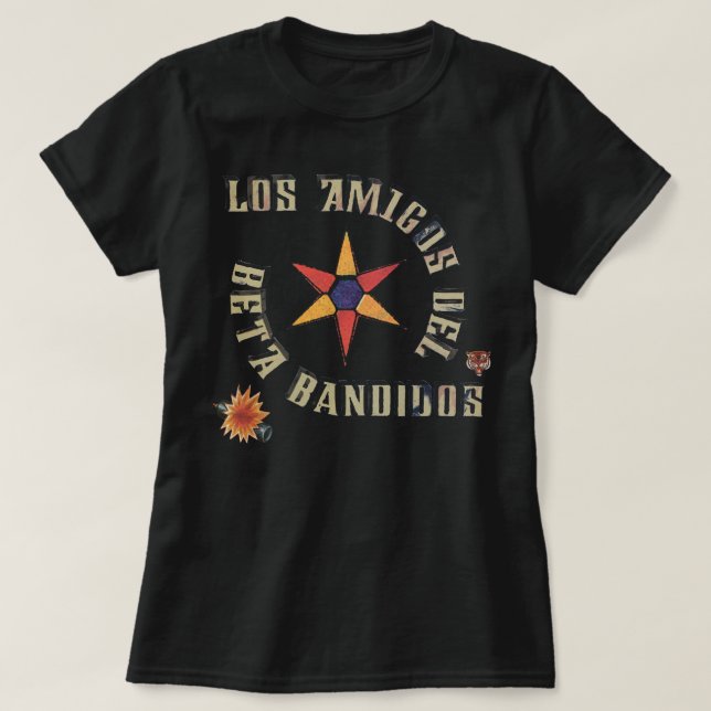 The Beta Band - Los Amigos del Beta Bandidos - 3 E T-Shirt (Design Front)