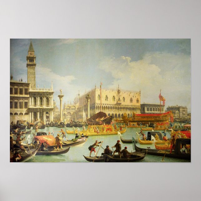 The Betrothal of the Venetian Doge to Adriatic Poster (Front)