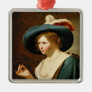 The Betrothal: The Bride, c.1630 Metal Tree Decoration
