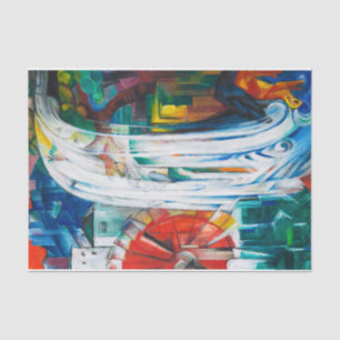 The Bewitched Mill by Franz Marc Tissue Paper