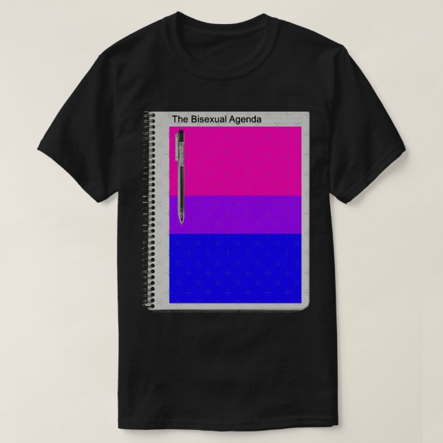 The Bi Agenda T-Shirt (Design Front)