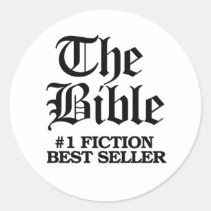 The Bible: #1 Fiction Best Seller Classic Round Sticker