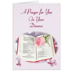 The Bible and rose prayer for you on your divorce