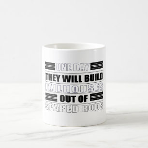 The bible favours disciplining children coffee mug