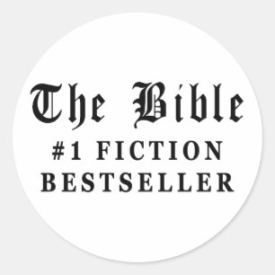 The Bible Fiction Bestseller Classic Round Sticker