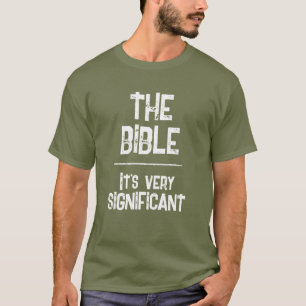 The Bible Is Significant Christian QR Code Faith T-Shirt