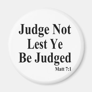 The Bible & Not Judging Others Magnet