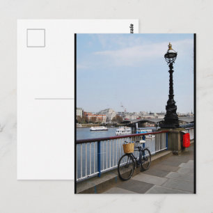 The Bicycle by the Thames Postcard