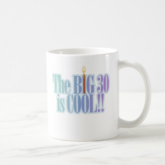 The Big 30 is Cool Coffee Mug (Right)