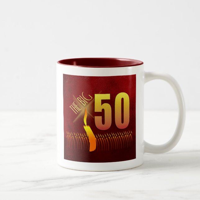 The Big 50 Birthday Mug (Right)
