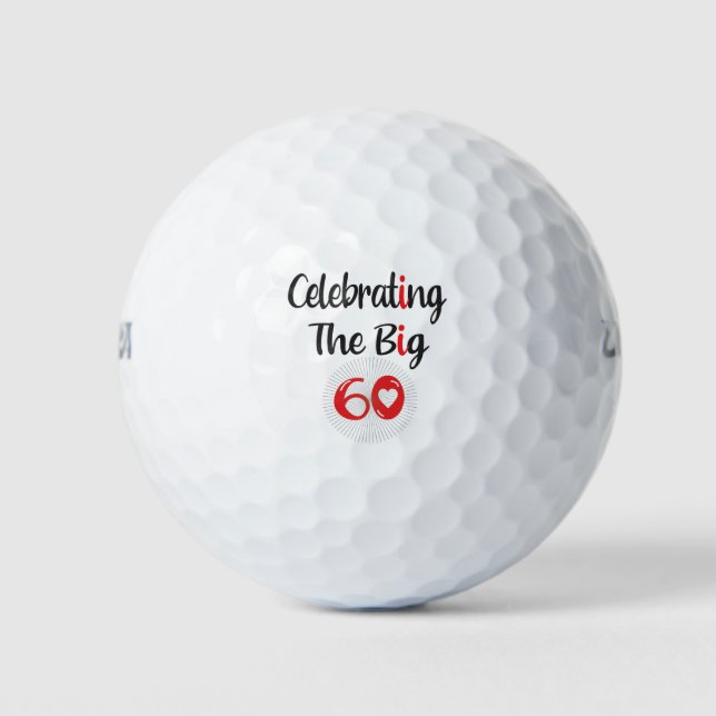 The Big 60 Golf Balls (Front)